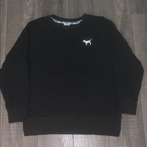 Black 🖤 sweatshirt pink Victoria secret